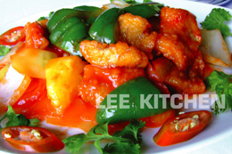 Fried Fillet of Fish Sweet & Sour Sauce